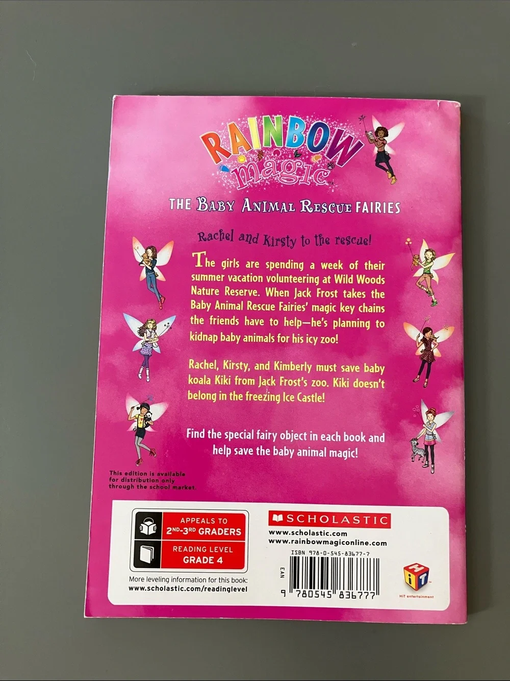 Scholastic Rainbow Magic Mae the Panda Fairy - Red and Yellow Cover